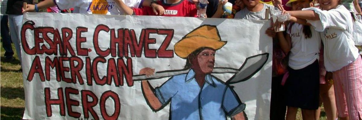 Honoring Cesar Chavez's Birthday by Supporting the Farm Workers for Whom He Gave His Life