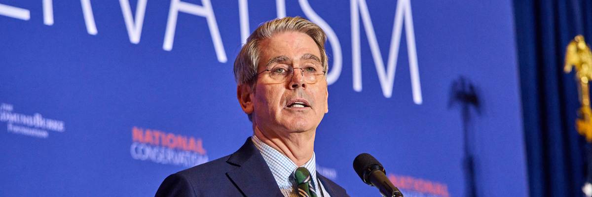 Scott Bessent speaks at the National Conservative Conference