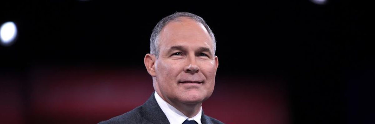 Hey "Polluting Pruitt" - What Are you Trying to Hide?