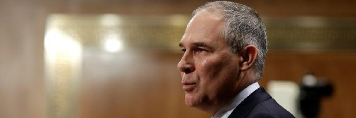 EPA Nominee Pruitt Sued for Withholding Thousands of Energy Co. Emails