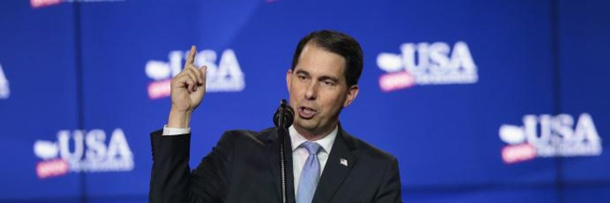 'A Very Dark Day for Democracy': Scott Walker Signs Wisconsin GOP's 'Legislative Coup' Into Law