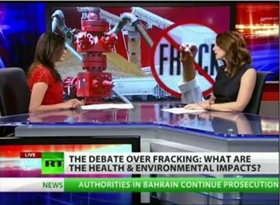 Screengrab from RT featured in the ODNI report.