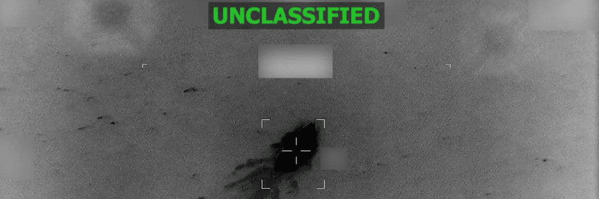 Screengrab of targeting of boat in east Pacific.