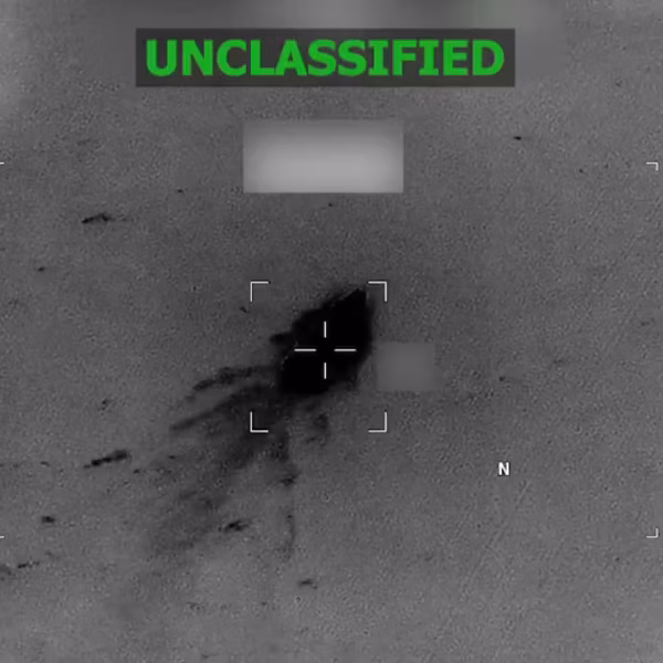 Screengrab of targeting of boat in east Pacific.