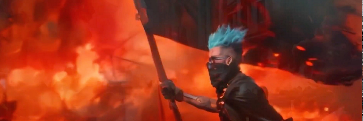 Screenshot from MAGA video "America Lives: More Than a Country"