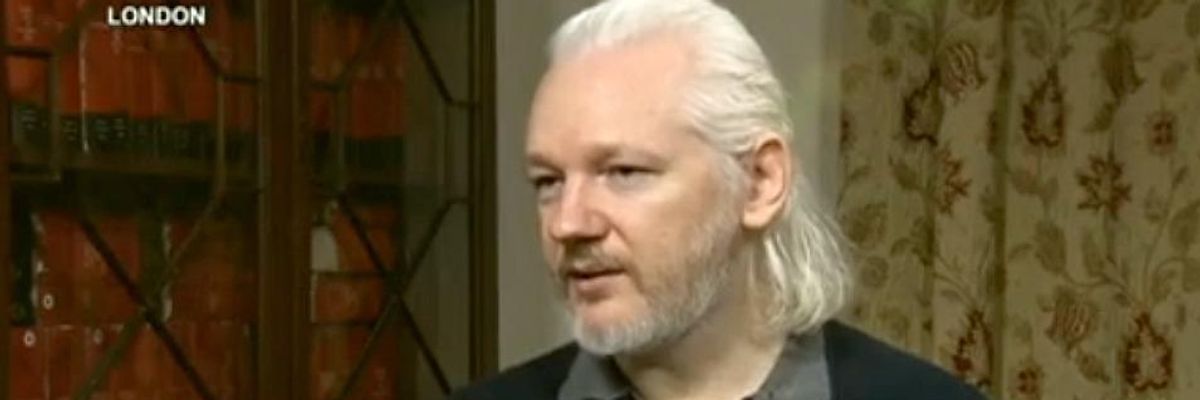 Julian Assange on the TPP, NSA Spying, and his Own Ambiguous Future