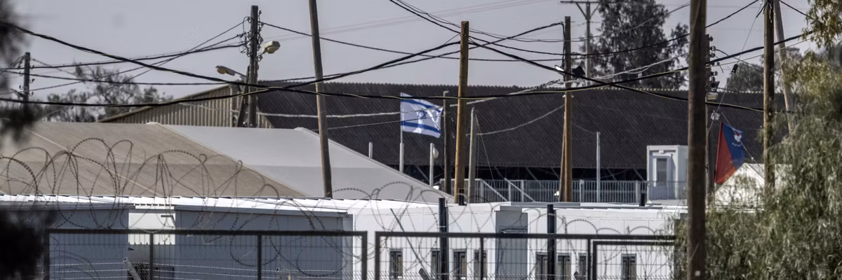 Sde Teiman prison in the Negev Desert
