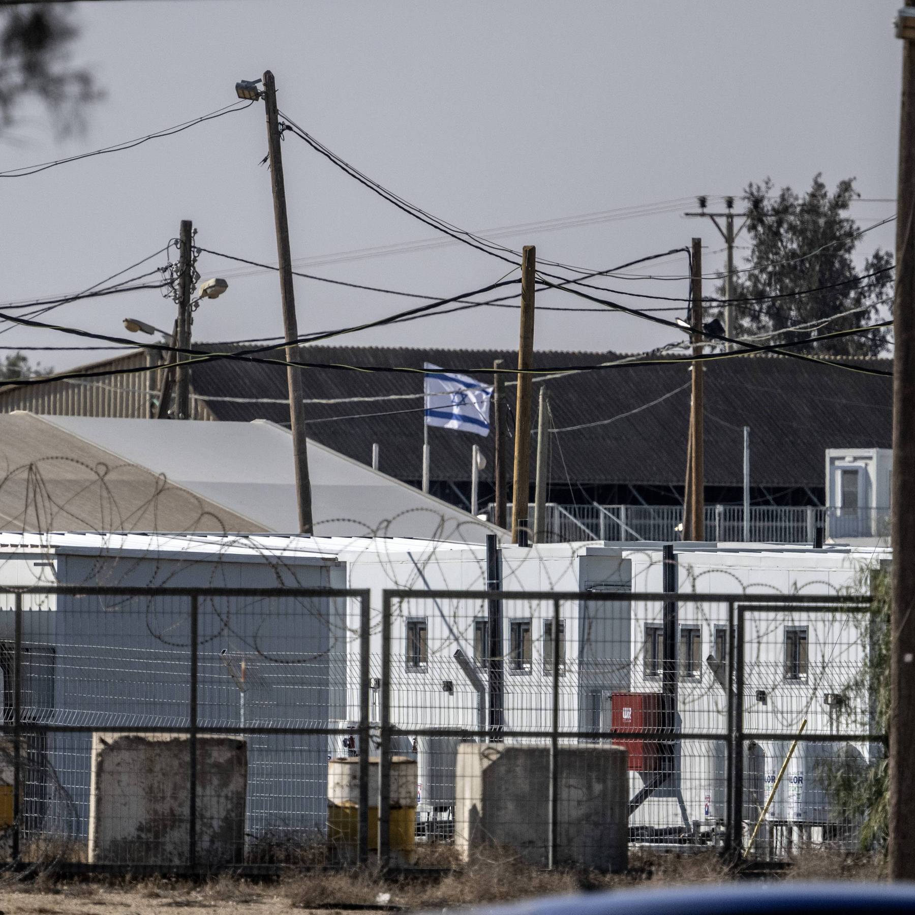 Sde Teiman prison in the Negev Desert
