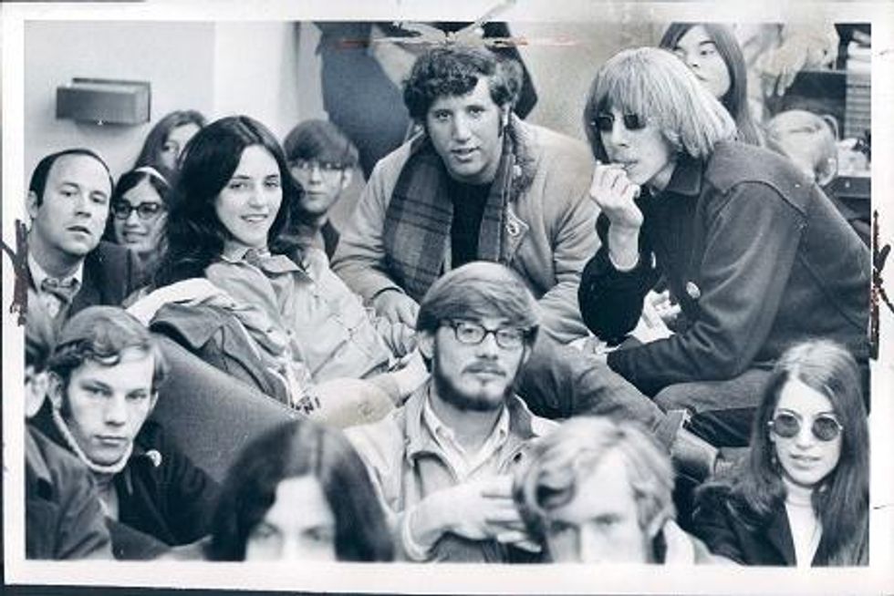 SDS protest at the University of Michigan, November 1968. (Photo: Wystan. CC-BY-2.0)