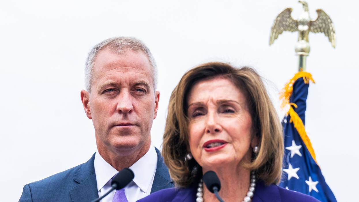 Sean Patrick Maloney and Nancy Pelosi