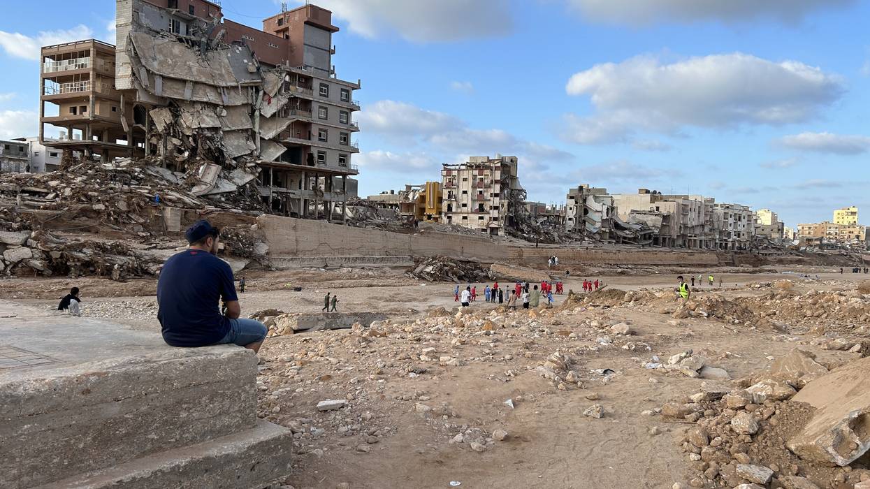 search and rescue in Derna