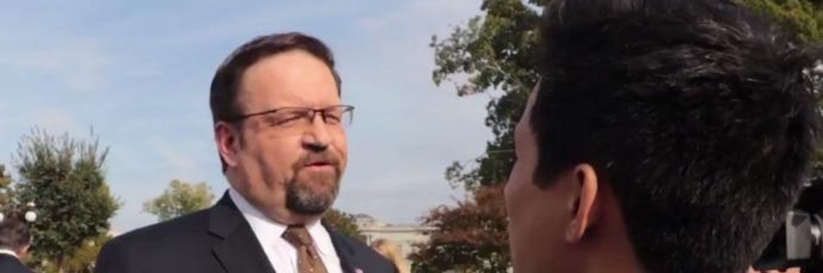 "Ringing Endorsement" for The Intercept as Sebastian Gorka Calls News Outlet "Bad for Democracy" and "A Joke"