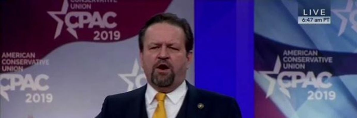 Democratic Socialism, Sebastian Gorka Warns CPAC, Wants to "Take Away Your Hamburgers... What Stalin Dreamt About But Never Achieved'