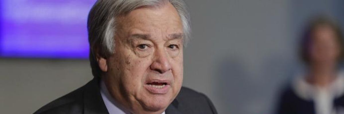 'This Really Is Something': UN Chief Praised for Move to Block Coal-Backing Nations From Speaking at Climate Summit