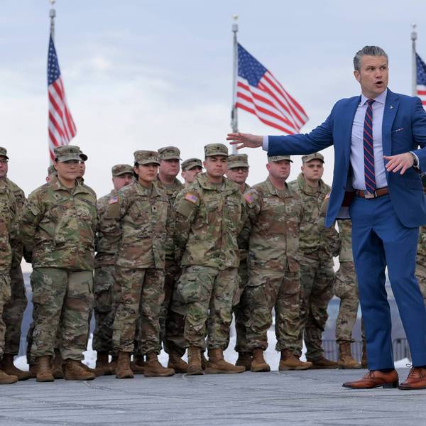 Secretary Hegseth Administers Oath Of Enlistment At Washington Monument