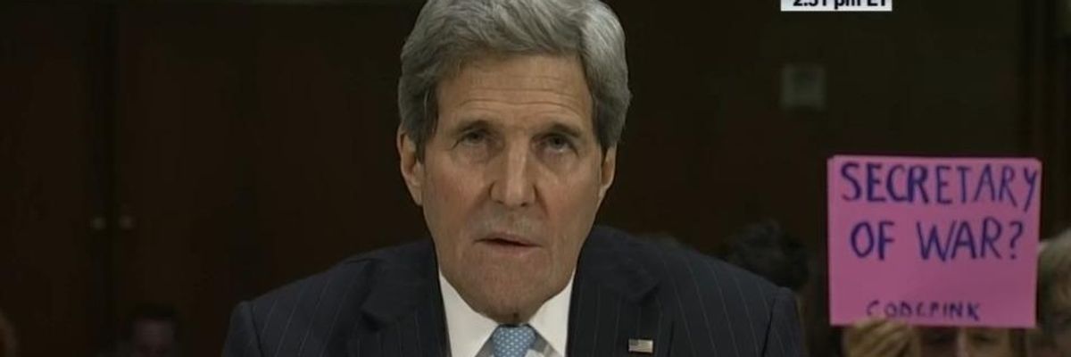 Secretary of State John Kerry Pushes for Endless War Authorization