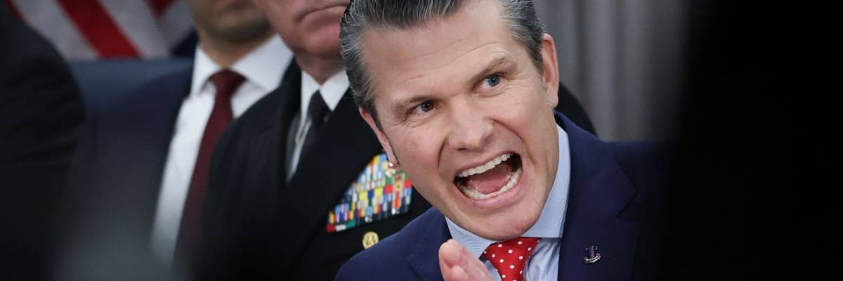 Secretary Of Defense Hegseth Hosts Honor Cordon For UK Defense Secretary John Healey