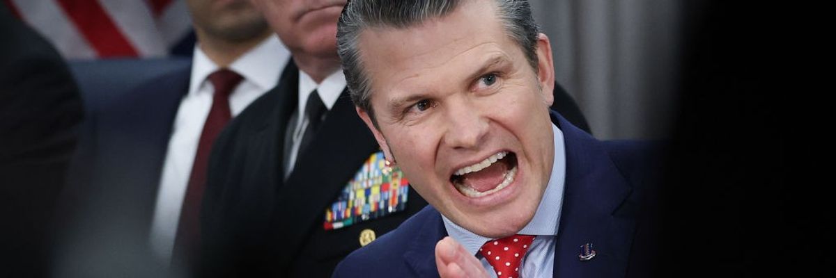 Secretary Of Defense Hegseth Hosts Honor Cordon For UK Defense Secretary John Healey