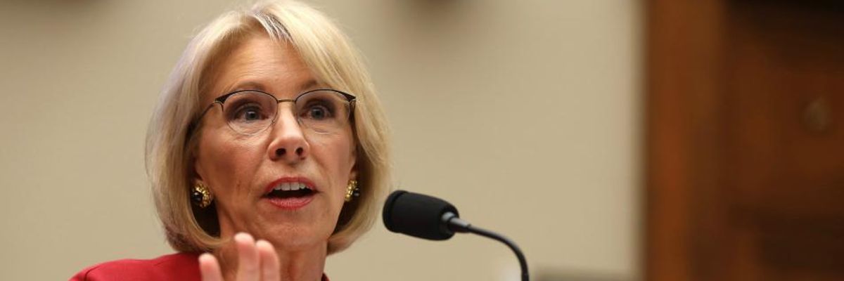 School Privatization Zealot Betsy DeVos Reportedly Urging Career Education Staff to Obstruct Biden Agenda