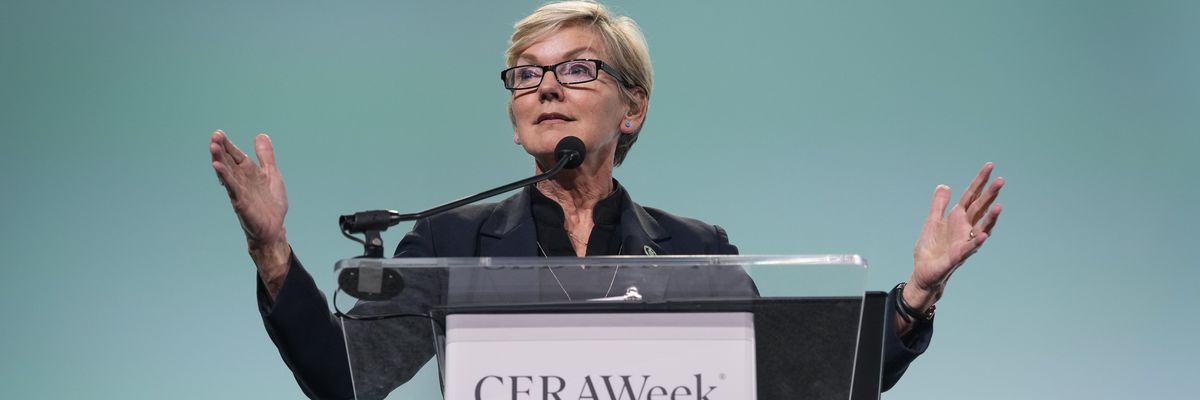 Secretary of Energy Jennifer Granholm at CERAWeek.