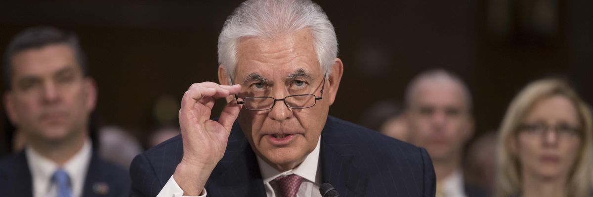 Rex Tillerson Would Put the Dollar Sign on the American Flag