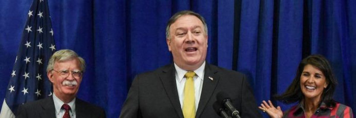 Ahead of Reimposed Iran Sanctions, Warnings Trump Taking 'Latest Step in a Calculated Campaign... to Provoke War'