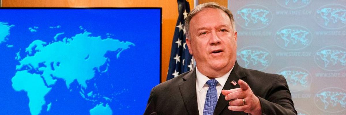 'Unhinged, Lame-Duck President Wants to Start a War': Warnings as Trump Blames Iran for Rocket Attack