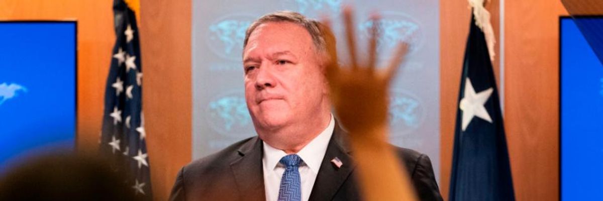'Astounding and Tyrannical': Mike Pompeo Denounced for Vowing Smooth Transition... for Trump's Second Term