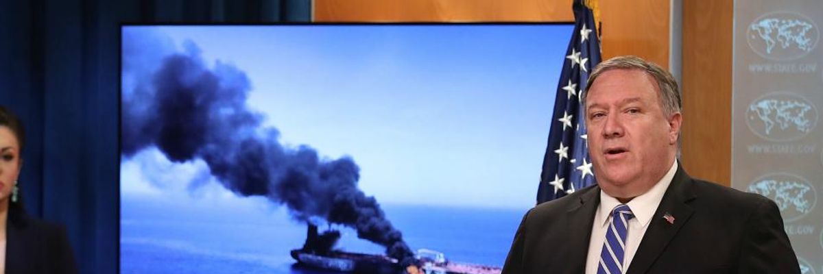 'Deja Vu' of Iraq War Lies as Mike Pompeo Blames Iran for Tanker Attack Without Single Shred of Evidence