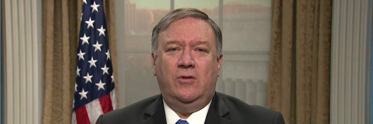 Pompeo Says US Prepared to Take Military Action in Venezuela "If That's What's Required"