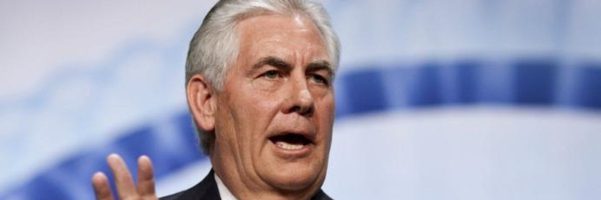 After Exxon Fined for Sanctions Violations, Calls for Rex Tillerson to Resign