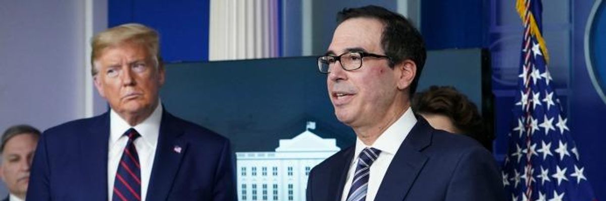 With Economy 'Overlord' Mnuchin Controlling Bailout Funds, Green Group Demands to Know What 'Climate-Killing Companies' Are Seeking Government Cash