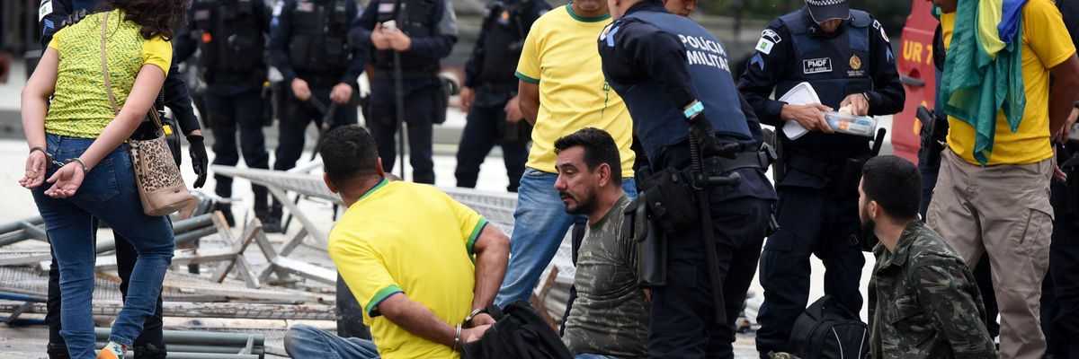 Security forces arrest supporters of Brazilian former President Jair Bolsonaro