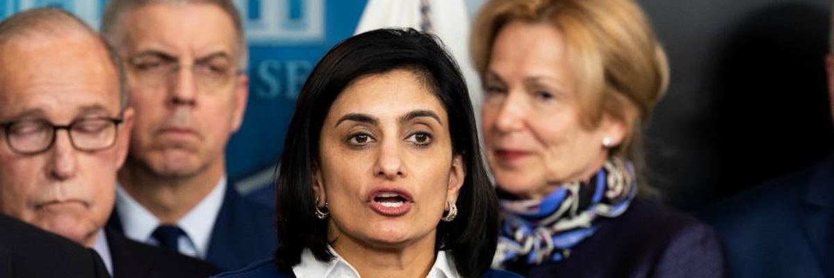 Cruelty 'Off the Charts' as Trump Blocks States From Expanding Medicaid in Response to Coronavirus