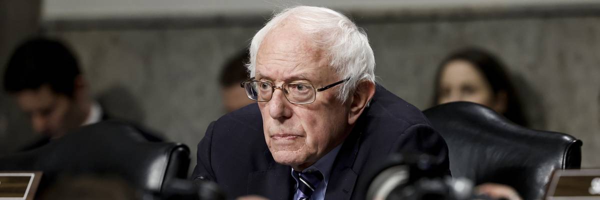 Sen. Bernie Sanders appears at a hearing