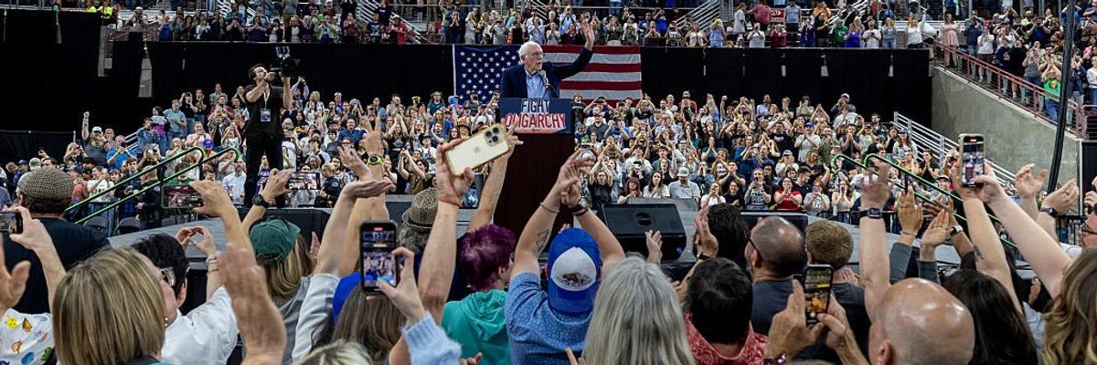 Sen. Bernie Sanders fighting oligarchy