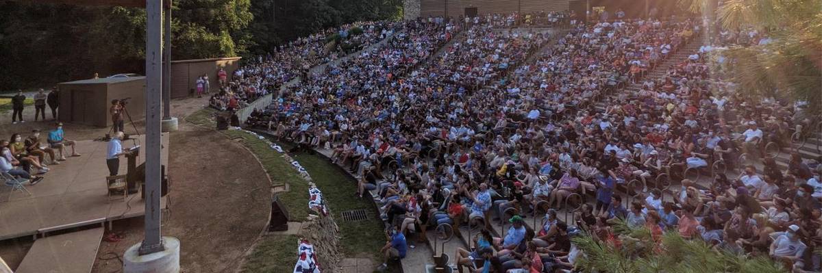 Sen. Bernie Sanders holds a town hall in West Lafayette, Indiana.