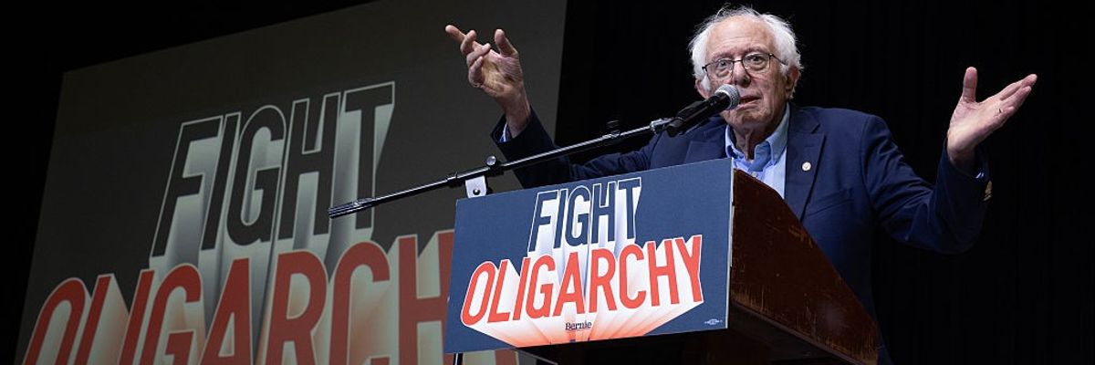 Sen. Bernie Sanders Holds "Fighting Oligarchy" Rally In Chicago
