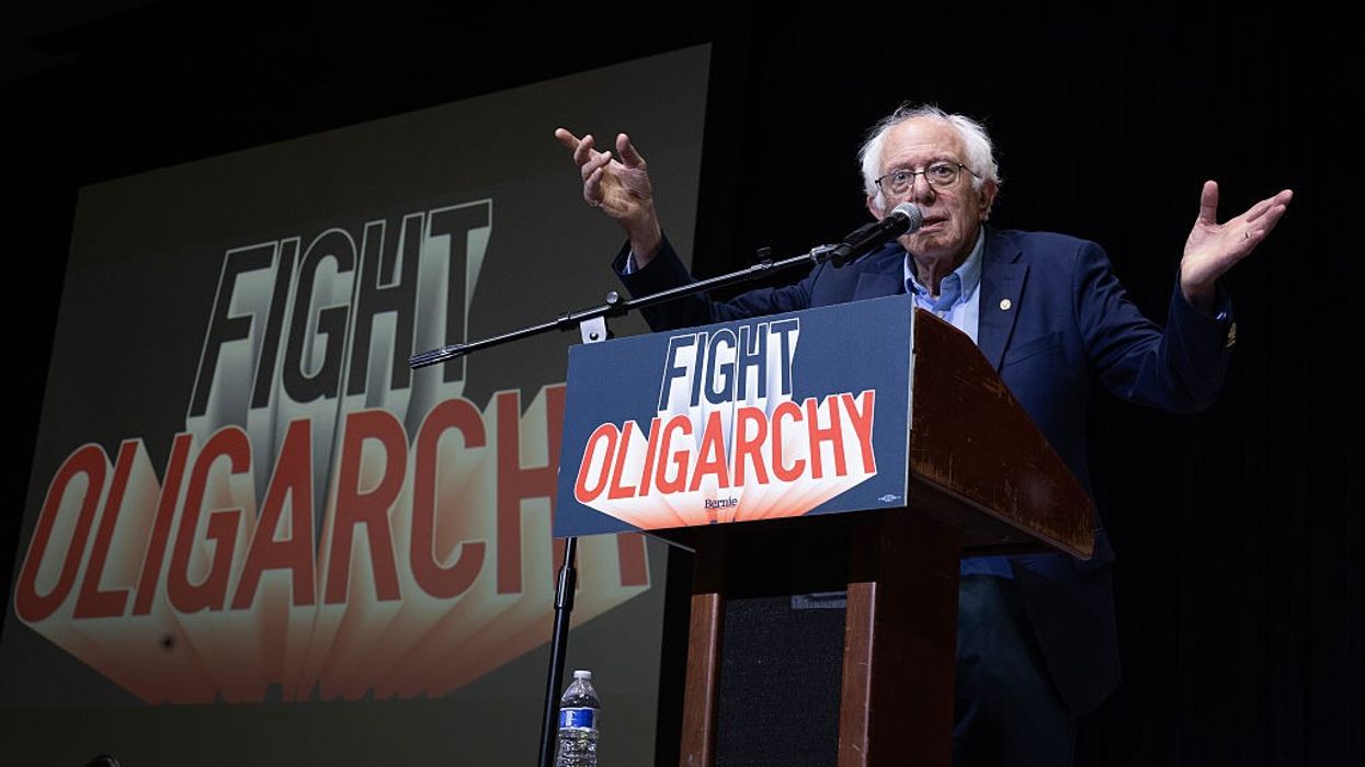 Sen. Bernie Sanders Holds "Fighting Oligarchy" Rally In Chicago