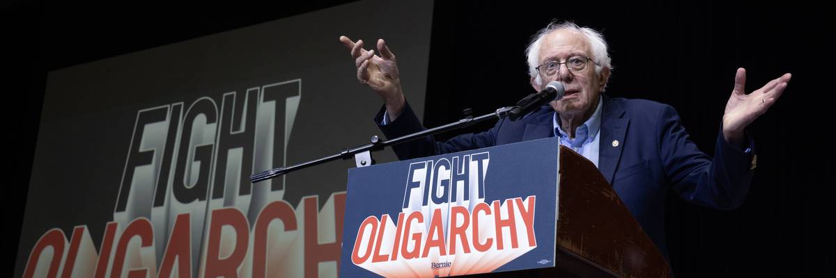 Sen. Bernie Sanders Holds "Fighting Oligarchy" Rally In Chicago