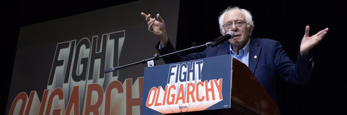 Sen. Bernie Sanders Holds "Fighting Oligarchy" Rally In Chicago