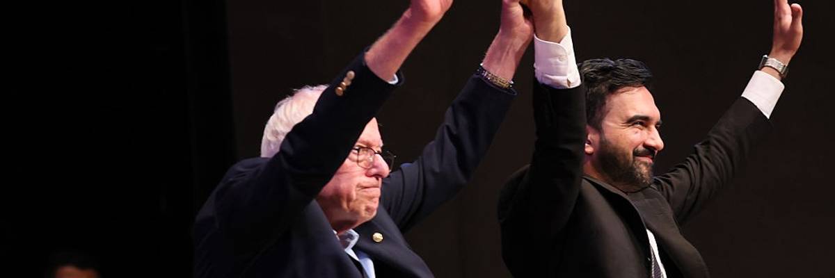 Sen. Bernie Sanders Holds New York Town Hall With Mayoral Candidate Zohran Mamdani