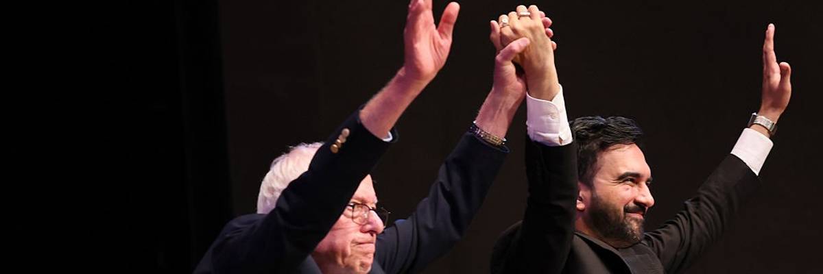 Sen. Bernie Sanders Holds New York Town Hall With Mayoral Candidate Zohran Mamdani