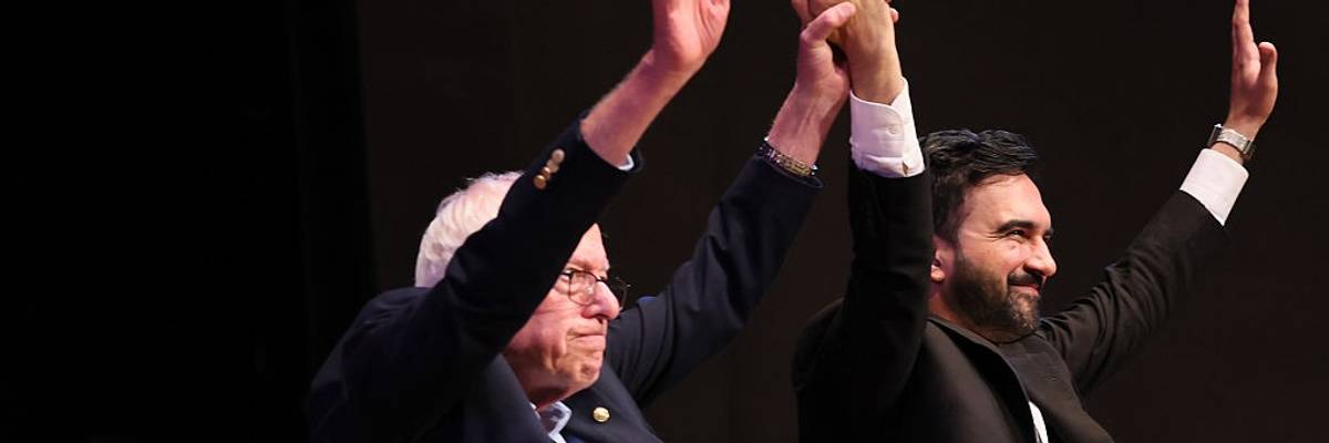 Sen. Bernie Sanders Holds New York Town Hall With Mayoral Candidate Zohran Mamdani