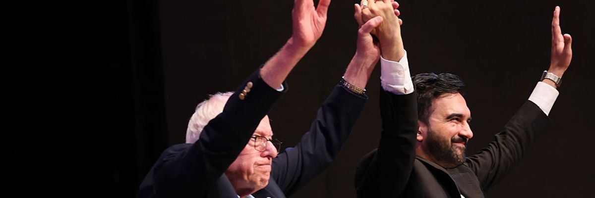 Sen. Bernie Sanders Holds New York Town Hall With Mayoral Candidate Zohran Mamdani