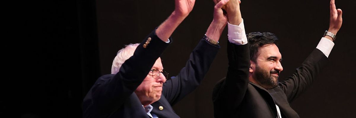Sen. Bernie Sanders Holds New York Town Hall With Mayoral Candidate Zohran Mamdani