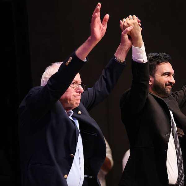 Sen. Bernie Sanders Holds New York Town Hall With Mayoral Candidate Zohran Mamdani