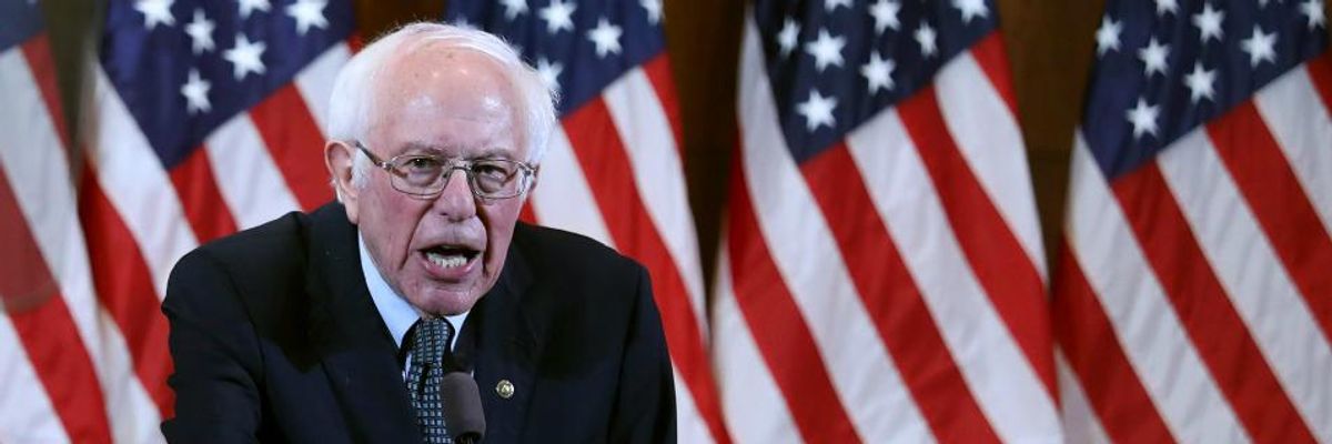 Sanders Rips Trump for Lacking 'Courage' to Confront Fossil Fuel Industry After President Bragged About Oil Boom