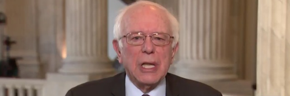 Calling President 'Pathological Liar,' Sanders Bemoans One Year of Trump That Felt Like 16