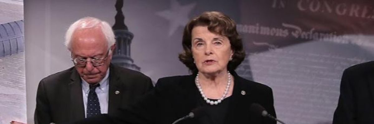 Sanders, Feinstein Demand Congress Ditch Effort to Criminalize Pro-Palestinian BDS Campaign